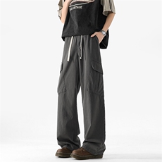 2026夏季新款水洗棉hiphop拼接工装裤男休闲裤子-A2020TP50控88，男装休闲裤，电商B241