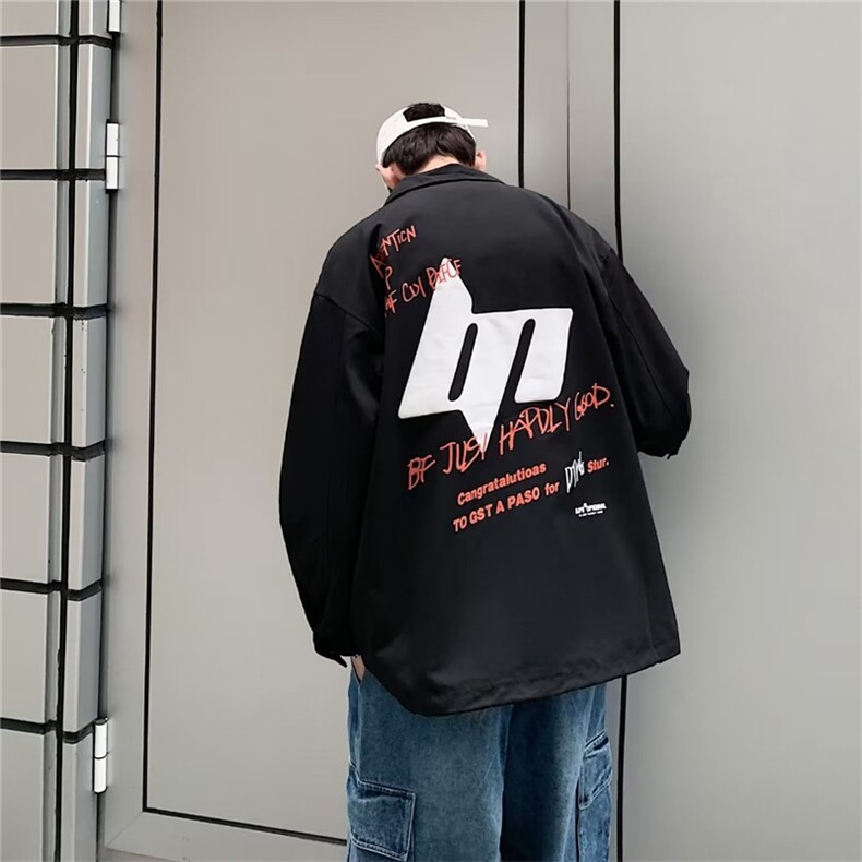 夹克外套春秋季工装上衣新款韩版潮流休闲帅气棒球服W3554-P40,男装夹克,星座512-2