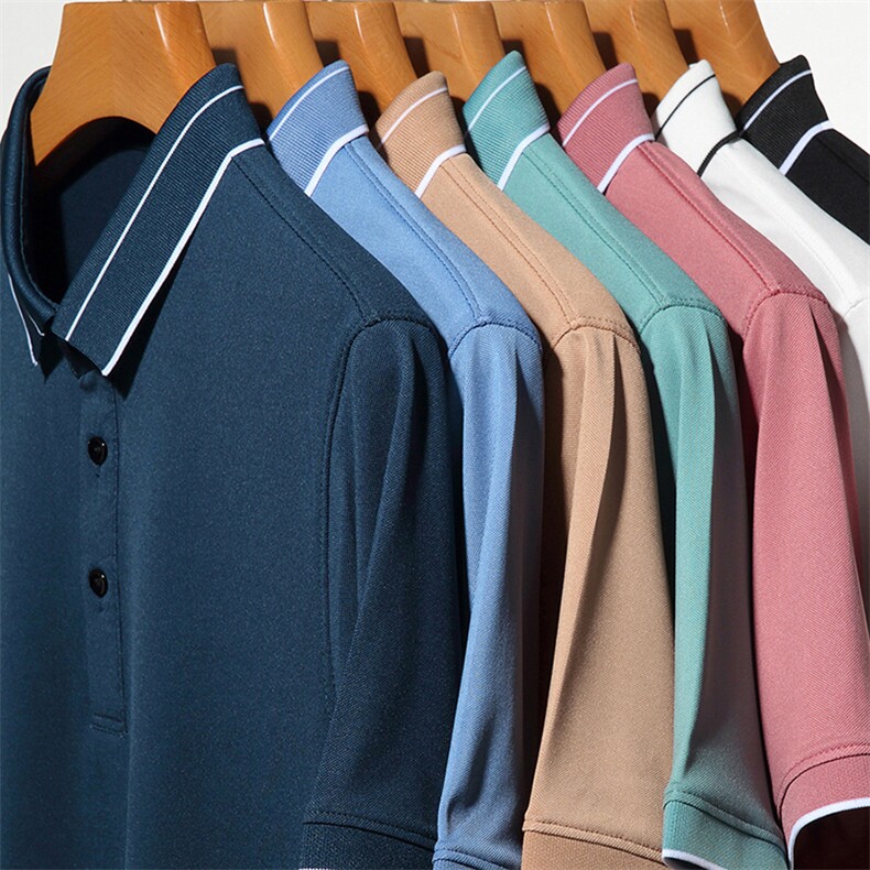 夏季新款短袖T恤男翻领纯色上衣中年男士休闲百搭半袖POLO衫男装，男装Polo衫，星座1109