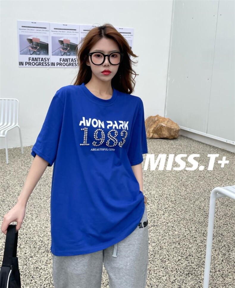 【新】重工夏装针织短袖，其它，MISS T+