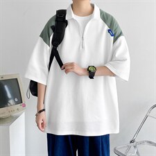 夏季新款时尚短袖男士立体字母印花翻领POLO衫ZDP3319-P53，男装T恤，星座717