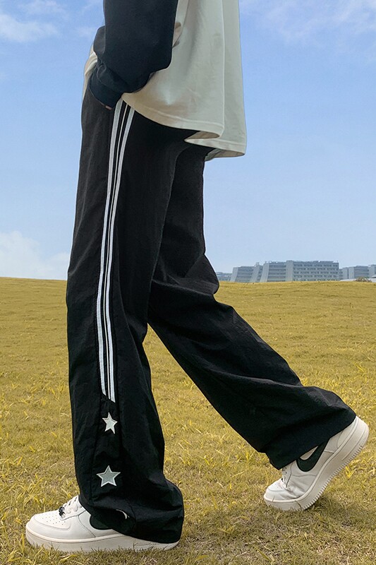秋季百搭速干休闲裤男高街潮流长裤子K2006/P32,男装休闲裤,电商D202-1