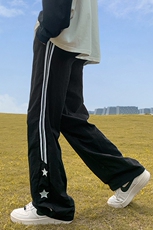 秋季百搭速干休闲裤男高街潮流长裤子K2006/P32，男装休闲裤，电商D202-1