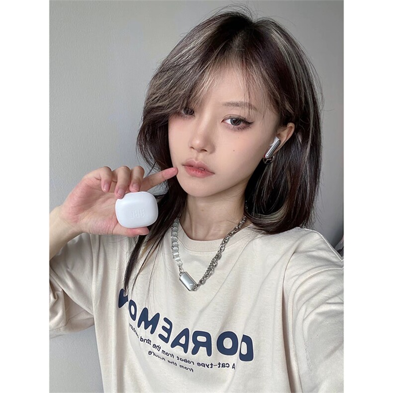 抖音得物供货210克现货宽松纯棉美式潮牌印花落肩袖纯棉T恤AT2154,男装T恤,电商A443
