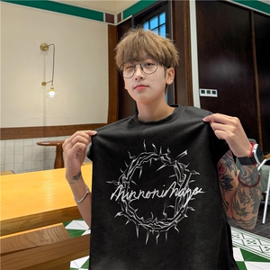 夏季新款抖音直播高品质麂皮绒印花宽松背心bxjp363-特批19控38图片
