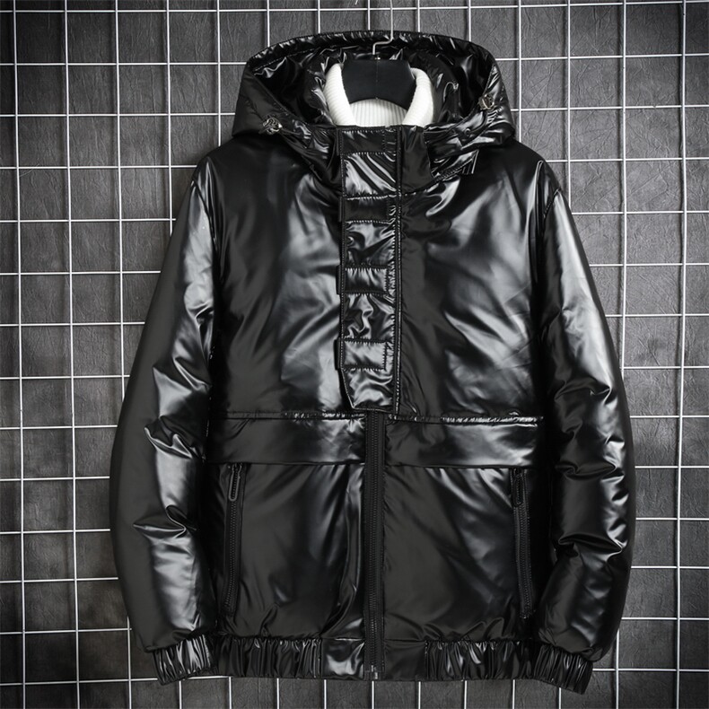 2020电商B247冬季新款短款情侣韩版休闲潮流男亮面羽绒服868-P200,男装羽绒服,电商B247