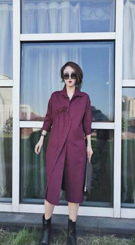 2021春季新款休闲风衣，女装风衣，芷箐伊苑