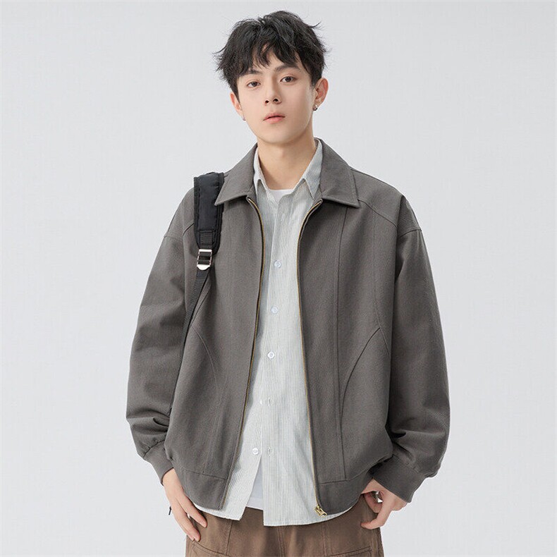 2025春季新款水洗棉夹克男青少年学生潮流外套，男装夹克，星座1206（原A206）