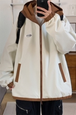 JK9012/P70春装新款两面服中性风夹克男防水冲锋衣宽松外套两面穿，男装夹克，电商A141