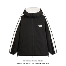 JK9012/P70春装新款两面服中性风夹克男防水冲锋衣宽松外套两面穿，男装夹克，电商A141