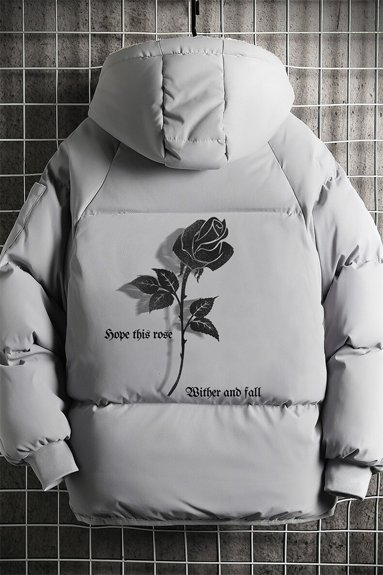 加厚加绒连帽衣男大码服男面包服男网格MY16279-P100,男装棉衣,电商A040A