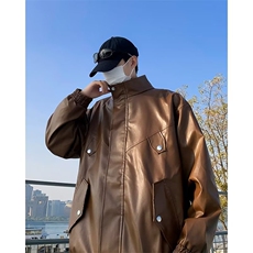 美式秋冬季新款皮衣外套RW159P80，男装夹克，星座1116-2