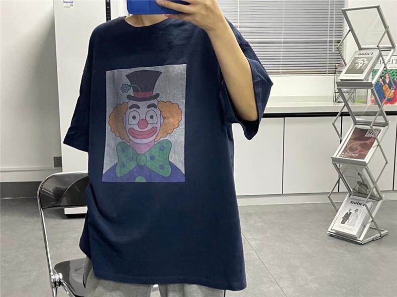 春季新款图案大版休闲T，其它，JIAN.Z 简.站