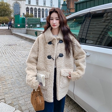 2C273-1022-P205-328复古保暖羊羔毛外套，女装棉衣/棉服，2C273