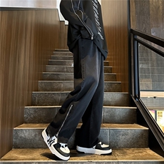 k1074-p55-控78M-5XL现货宽松拉链cleanfit牛仔裤马丁靴黑暗，男装牛仔裤，星座116