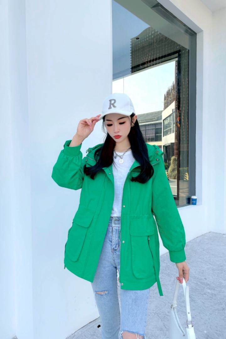 春季新款风衣，女装风衣，春语雨桐