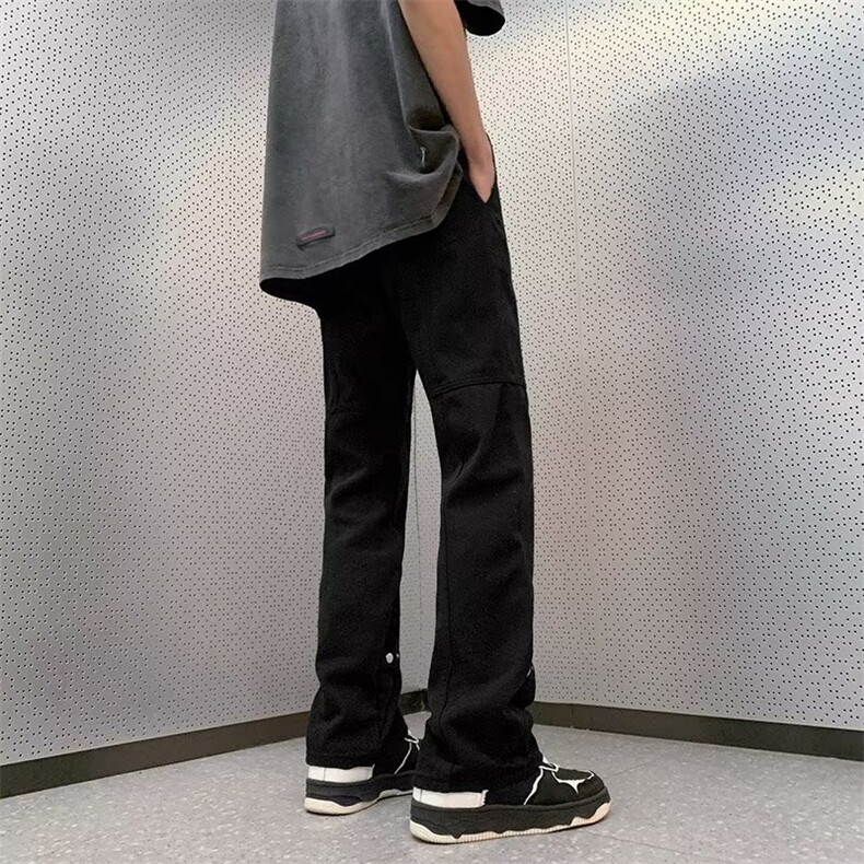 牛仔裤春季青春流行潮男宽松直筒长裤直脚拉链新款K691P43,男装牛仔裤,星座1116-2