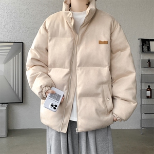 麂皮绒棉衣男大码立领棉袄子男羽绒棉服JM87293-P110图片