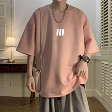 麂皮绒短袖t恤男大码半袖男JD82436-P25，男装T恤，电商A040