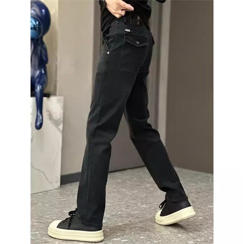 1506/QK11930/P45立体裁剪百搭时尚休闲裤欧货高档潮流直筒裤子,男装休闲裤,星座1506