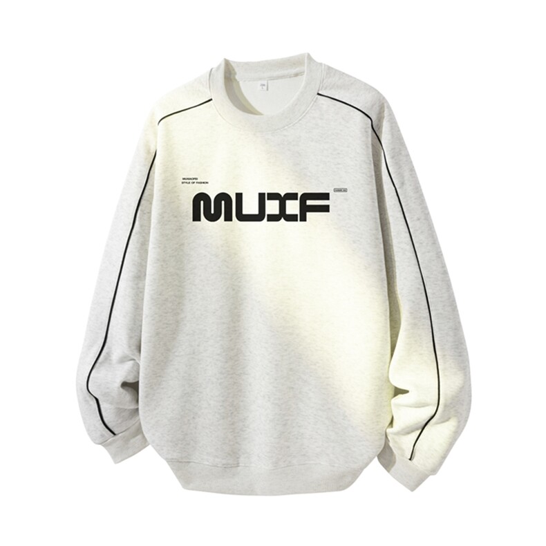 得物供货、复合重磅420克现货圆领卫衣宽松HD019-1-YLT25249-P35，男装卫衣，电商019-1