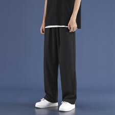 夏季薄款冰丝休闲裤2023年新款男士韩版潮流裤子  2028-特批22图片