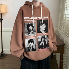 连帽卫衣男大码胖子帽衫大号运动服WY2451-P35，男装卫衣，电商A040