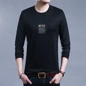 C2015钱塘2020-2秋冬新款男士卫衣大货高品质圆领长袖T恤P42图片