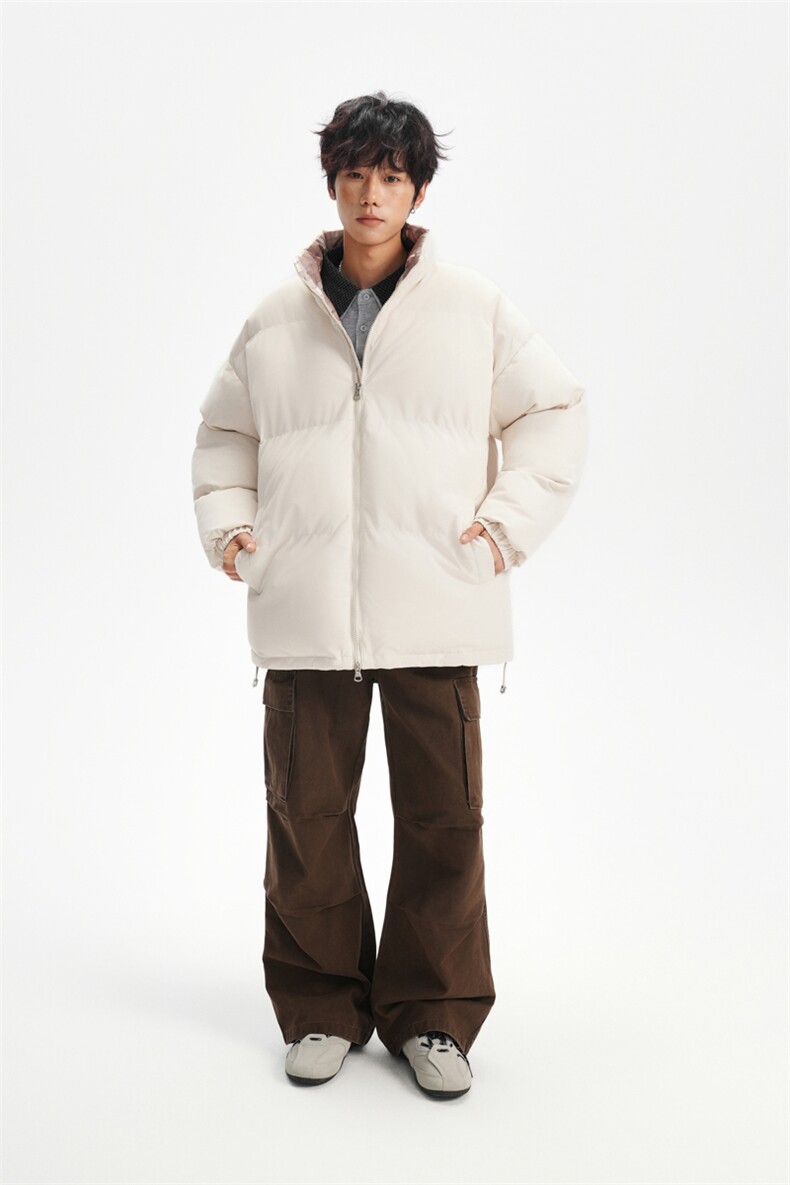 抖音得物美式潮流高品质格子三防加厚羽绒棉衣外套棉服MY5555-P68图片