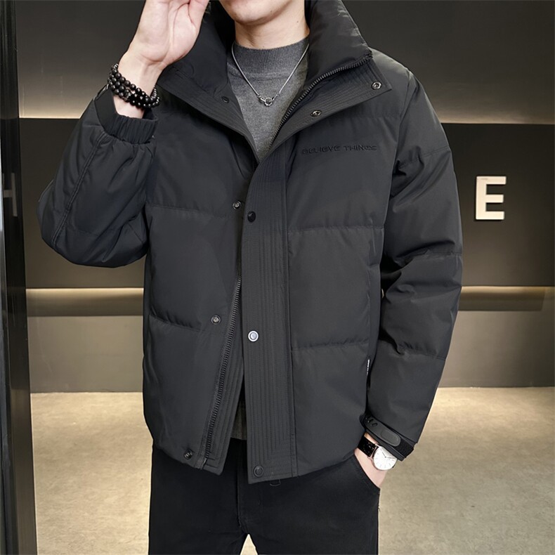 冬季短款立领白鸭绒羽绒服男日系加厚面包服保暖外套Y11606-P230,男装羽绒服,电商A237