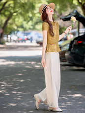 2026夏季新款新中式设计感时髦套装女高级感改良唐装显高两件套潮，女装套装/套裙，尚洛菲