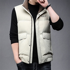 B89499锦纶精品面料男装羽绒服90鸭绒男士马甲休闲主推款，男装羽绒服，钱塘207-3