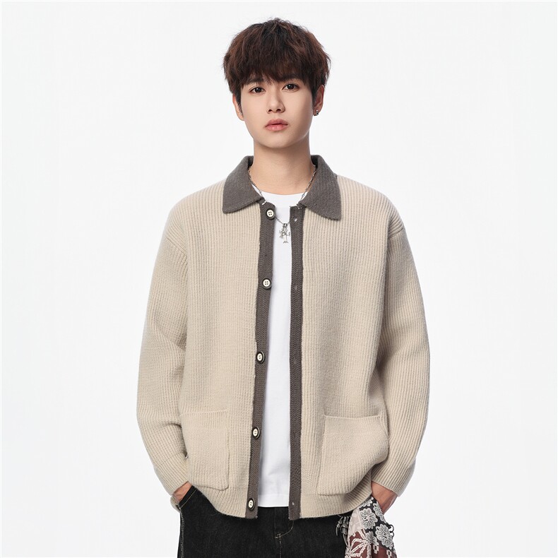 【新品】2025秋冬男士时尚休闲百搭针织连帽毛衣潮流-M175-P68，男装针织衫/毛衣，星座1105-1