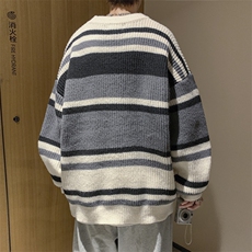 男士圆领休闲文艺针织衫毛线衣套头学生青少年男装潮MY09137-P45，男装针织衫/毛衣，星座308B-1