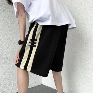 华夫格短裤男夏季日系潮牌宽松篮球五分裤港风ins休闲裤DK280-P25图片