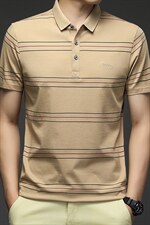 POLO衫男上衣半袖男装衣服男士体恤衫T恤潮牌休闲翻领爸爸短袖男，男装T恤，电商B212（原钱塘6029）
