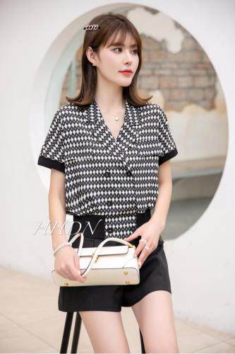 2021年夏季新款韩版菱形花纹时尚又百搭，女装，红火丹妮