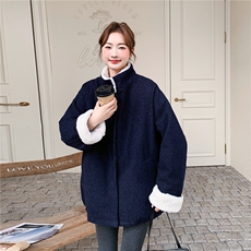 新款《出货》90绒磨毛水洗牛仔2B156-808-P320-K468，女装短外套，2B156