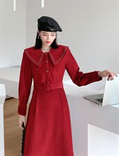 裙子金边领，配腰带，其它，票意情