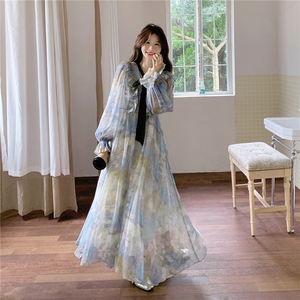 春季重工印花连衣裙C111-2605-P170-K278图片
