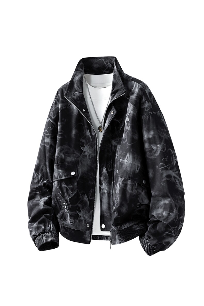 美式重磅高品质夹克秋季开衫外套男SY8812特P75控148大码4-8XL+5,男装夹克,星座610B-1