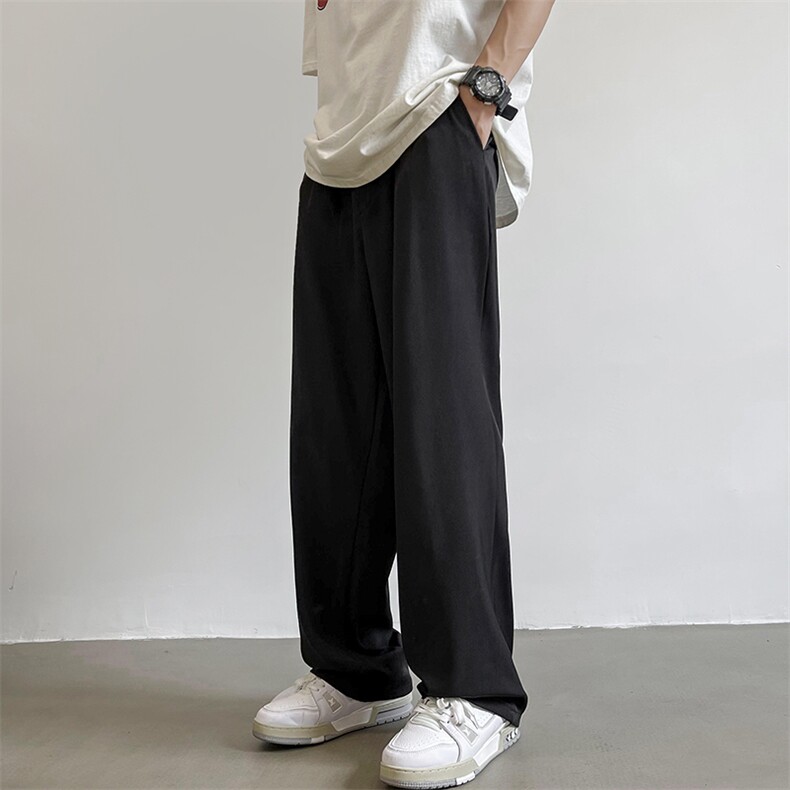 西裤简约魔术贴男直筒休闲哈伦裤K0939-P40,男装休闲裤,星座308B-1