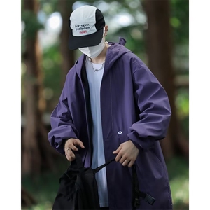 山系机能工装夹克男女宽松户外连帽防水冲锋衣情侣外套JY704-p62