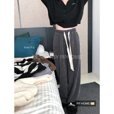 AK2419-p30灯芯绒阔腿裤松紧高腰休闲裤子女长裤，女装休闲裤，星座617A-2