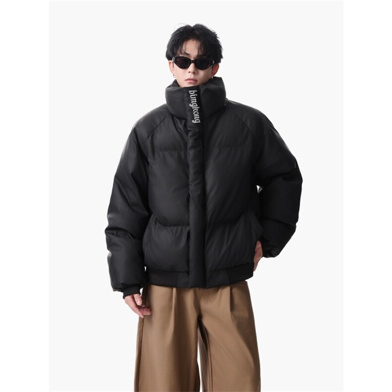 档口图冬季立领加厚刺绣PU皮棉衣保暖棉服M530-特P85,男装棉衣,星座1213