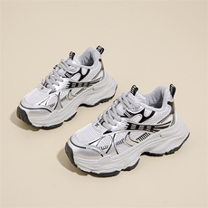 韩版老爹鞋女2024冬季加绒保暖ins潮学生休闲运动棉鞋女，女鞋休闲鞋，电商A223