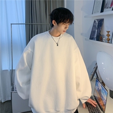 2023秋季新款华夫格卫衣宽松落肩圆领上衣JK23307-特批20控29，男装卫衣，星座605(原A050)