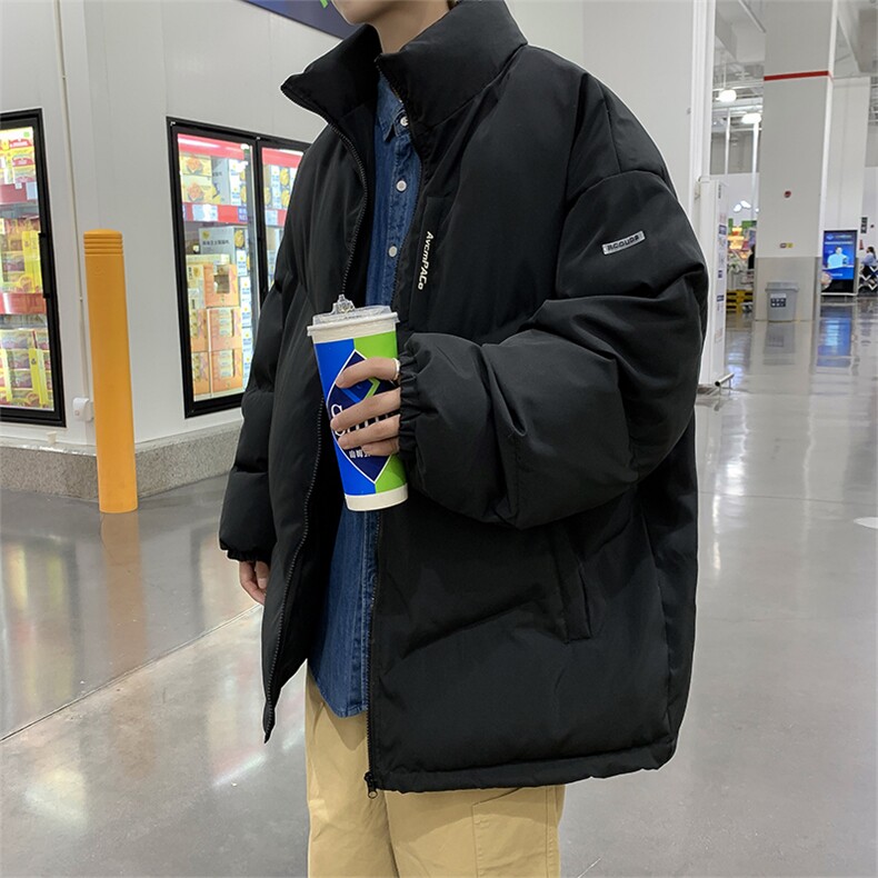 棉服情侣款冬季外套面包服韩版潮流冬装棉袄宽松棉衣M08023-P85,男装棉衣,星座308B-1