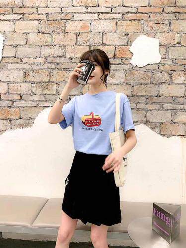 【现货】 野餐篮T恤 SM，女装T恤，L.F.original邻风