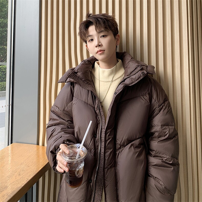 加厚泡芙款90白鸭绒男女情侣同款羽绒服 225-2-Y213-P255 控328图片